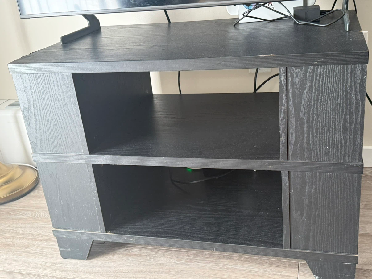 Black TV & Storage Console