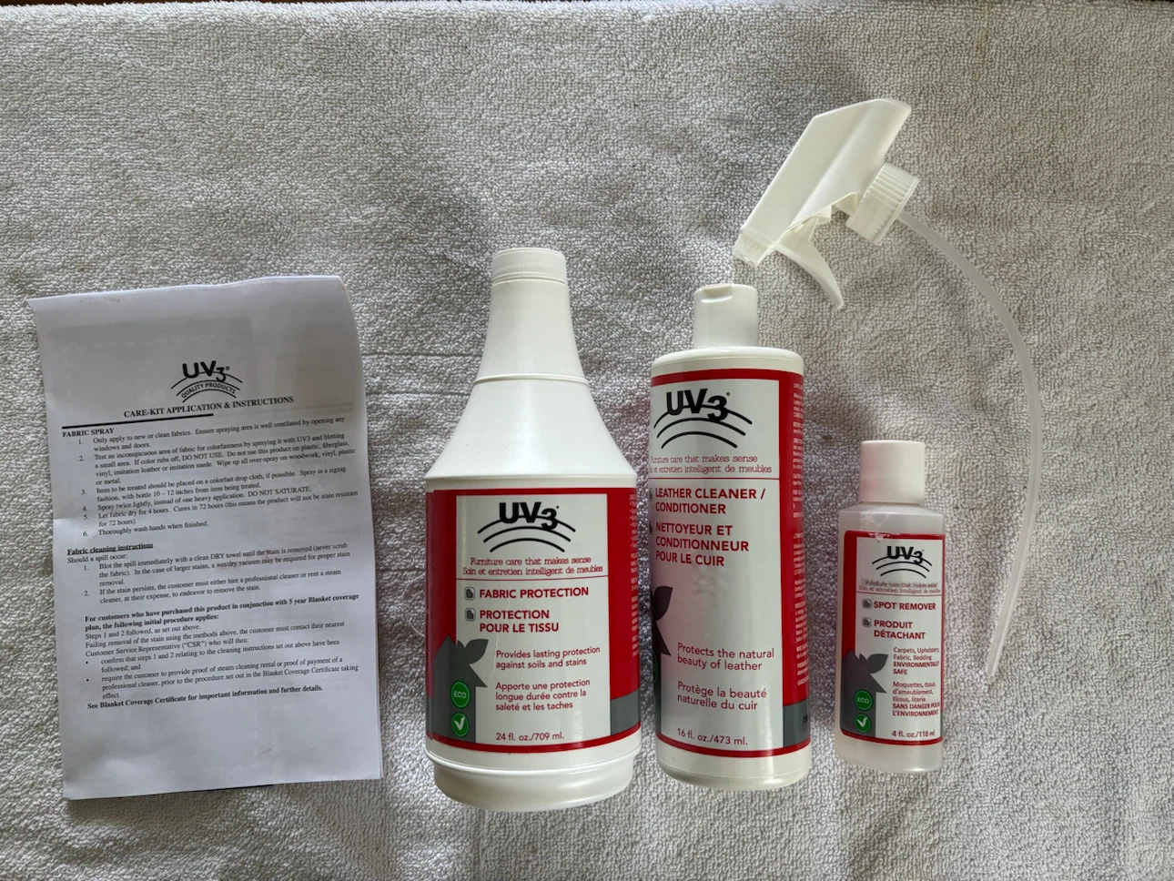UV3 Furniture Care Kit