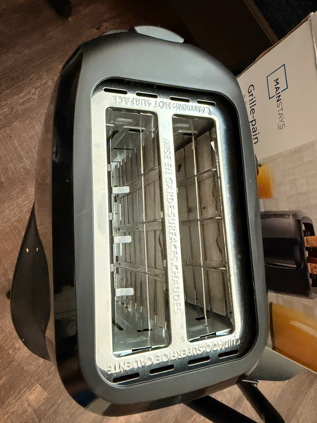 Mainstays 2-Slice Toaster – Stainless Steel | Extra-Wide Slots - photo 2