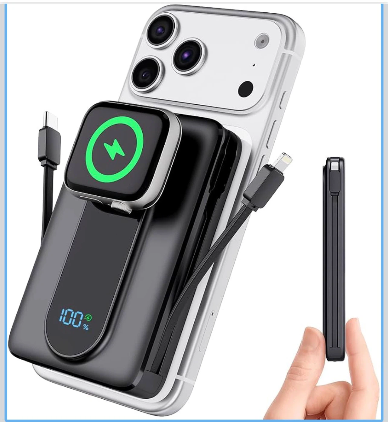 10,000mAh Magnetic Portable Charger