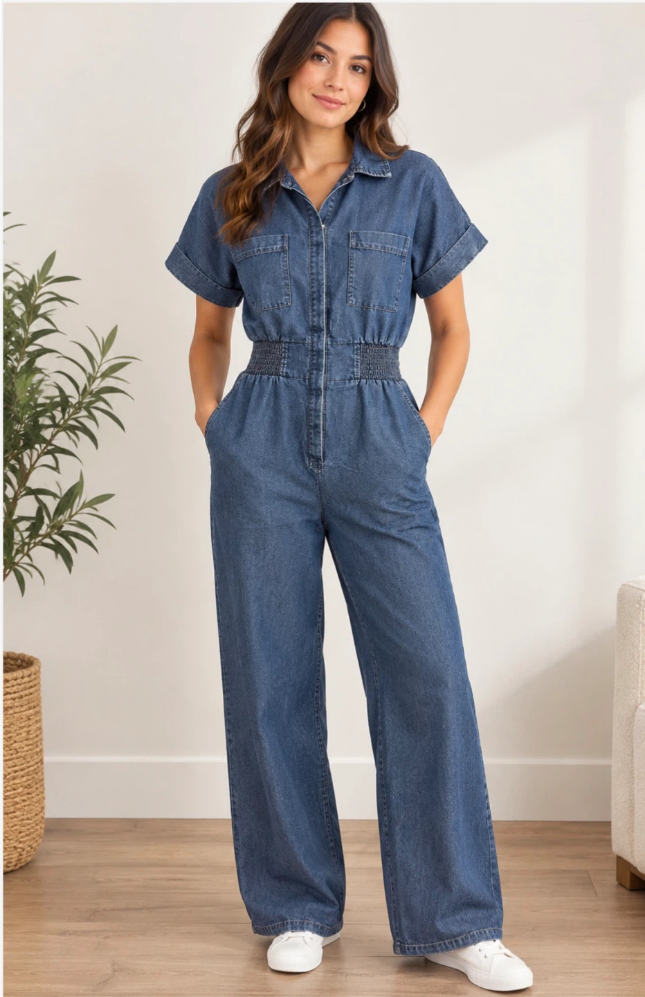 Indulge Denim Jumpsuit size XL