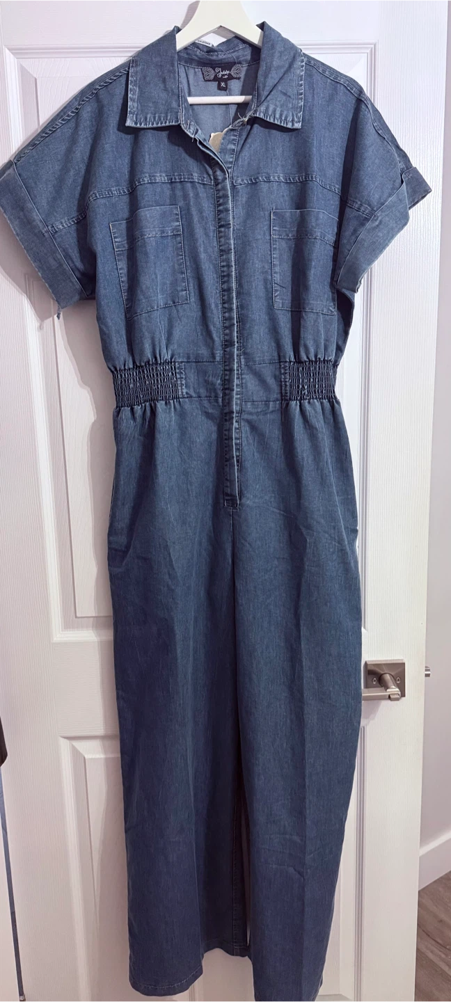 Indulge Denim Jumpsuit size XL - photo 2