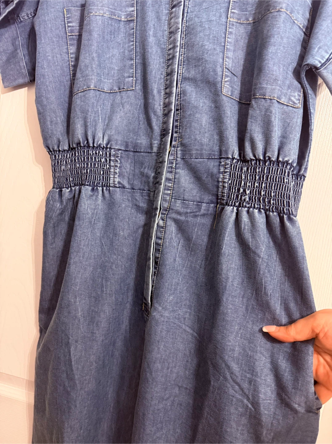Indulge Denim Jumpsuit size XL - photo 4