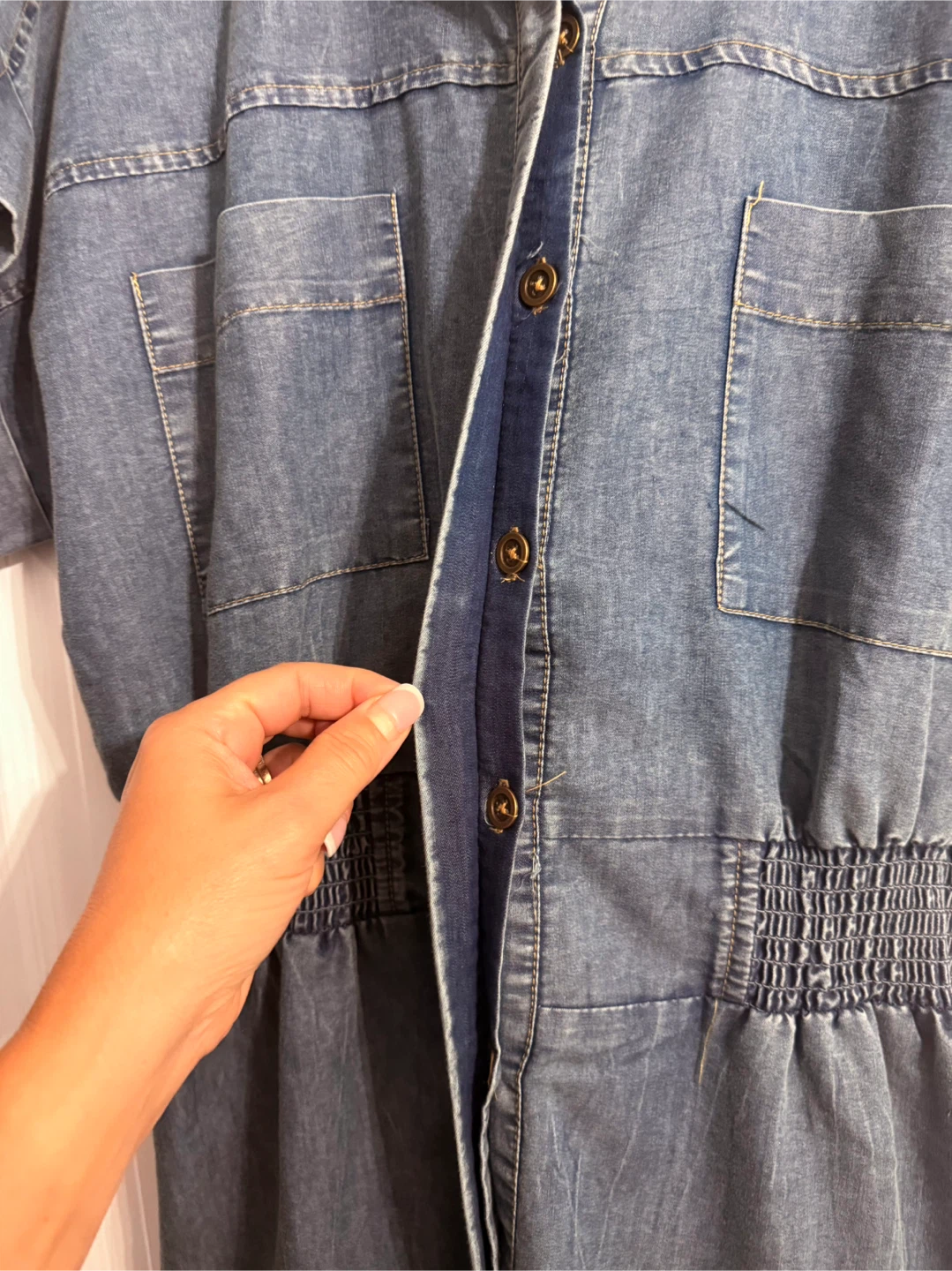 Indulge Denim Jumpsuit size XL - photo 5