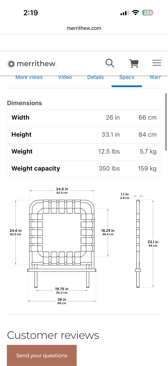 Merrithew Cardio-Tramp for SPX Max 22” - photo 3