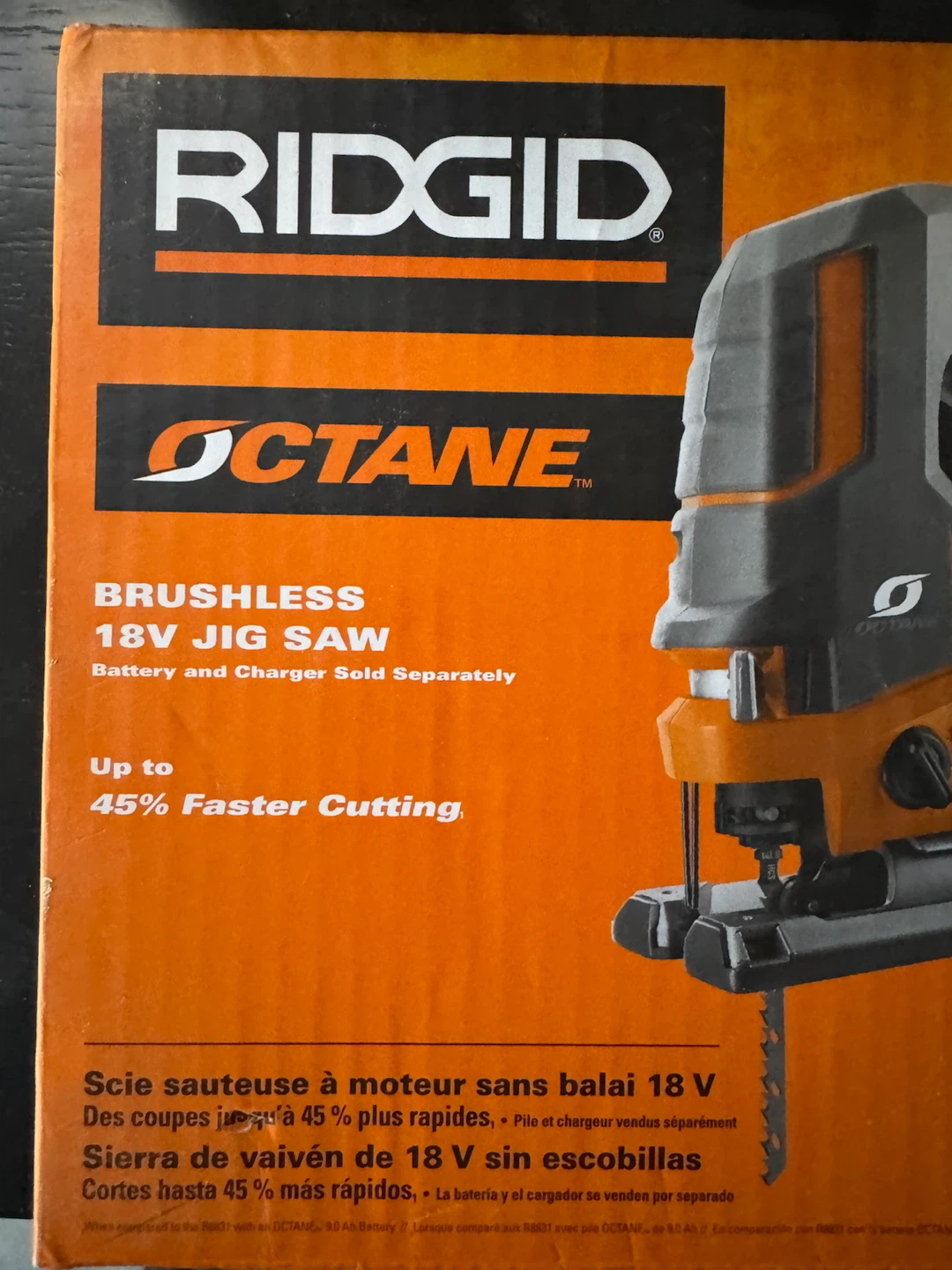 RIDGID Octane 18V Brushless Jig Saw (R8832B) - photo 3