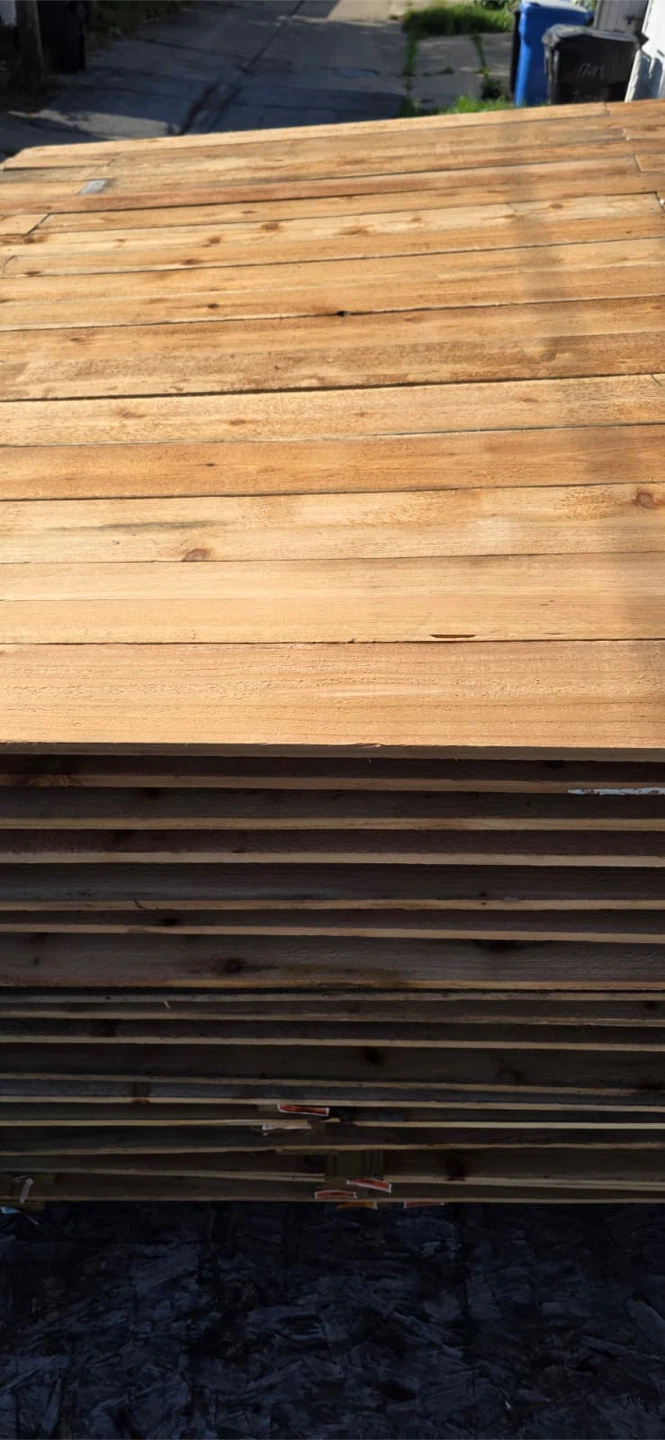 Stack of Natural cedar wood Fence Pickets - photo 4