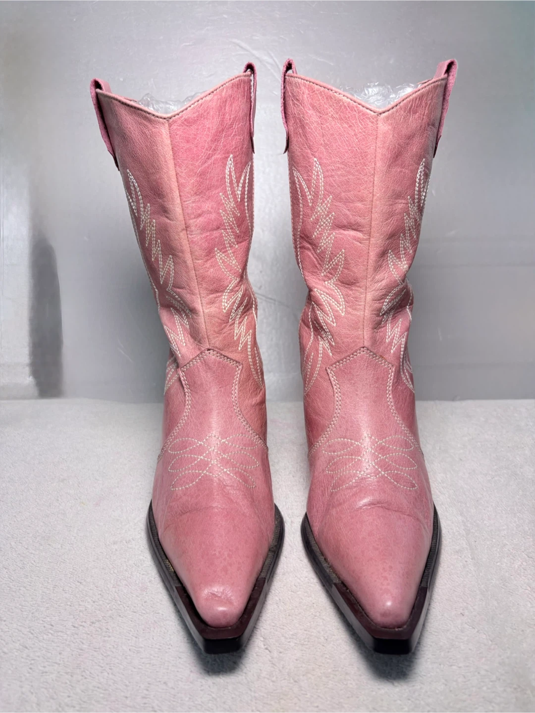 Pink Cowboy / Western Women’s Fashion Boots sz 36 - photo 2