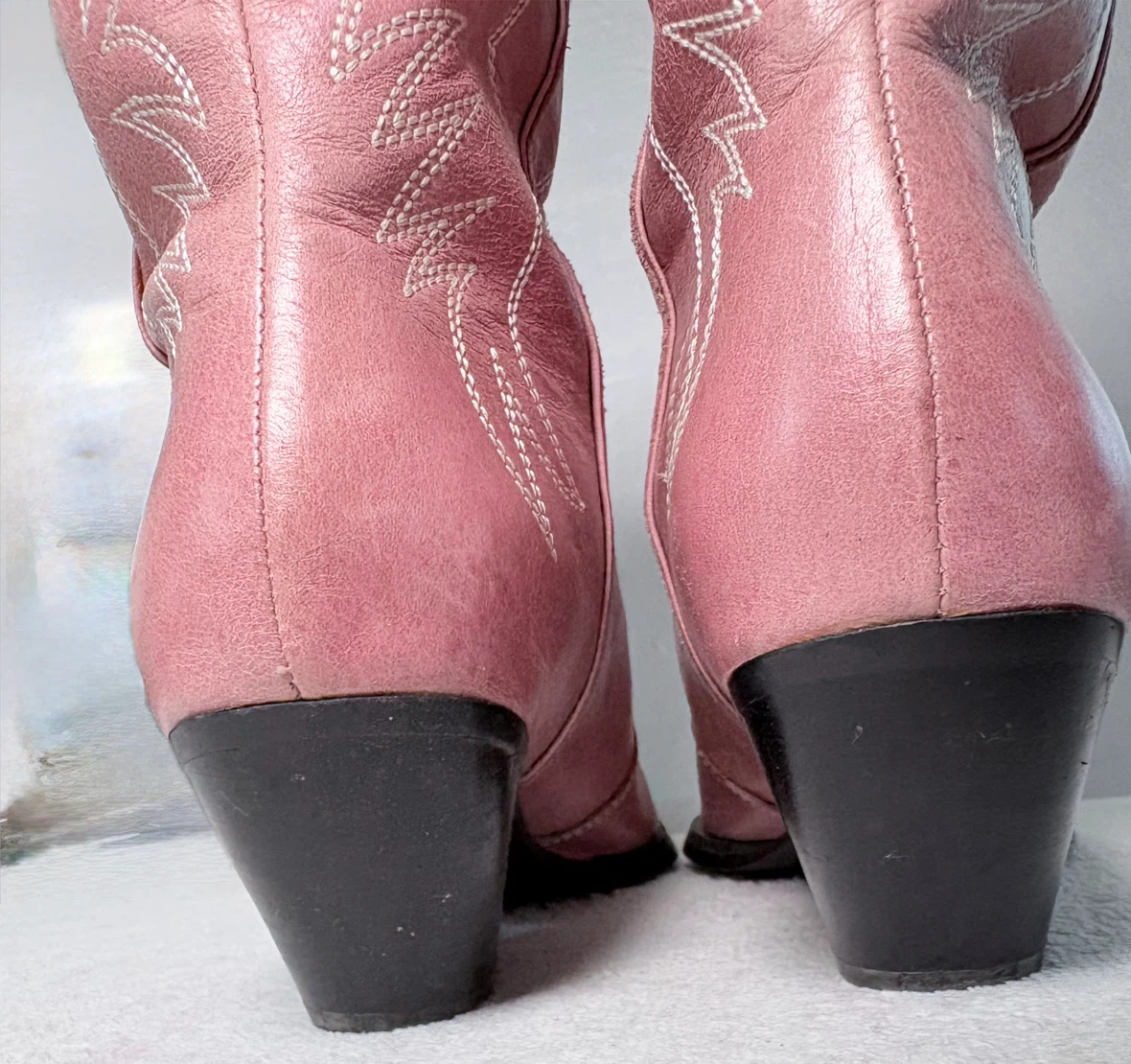 Pink Cowboy / Western Women’s Fashion Boots sz 36 - photo 4