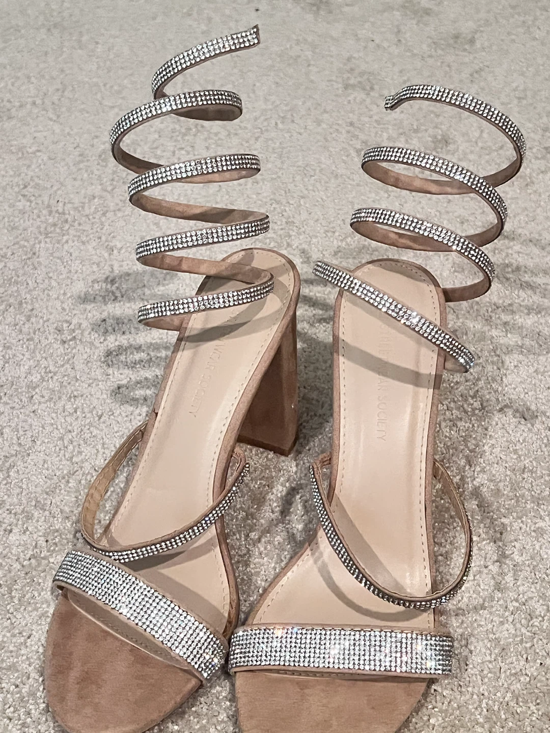 Streetwear Society Rhinestone Spiral Heels - photo 2