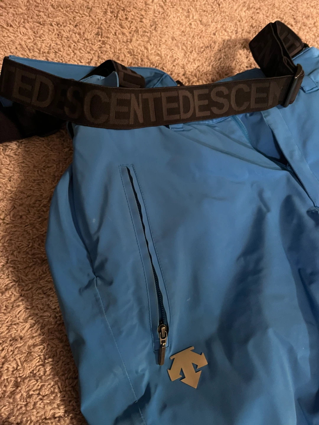 DESCENTE Blue Ski Pants with Suspenders - photo 3