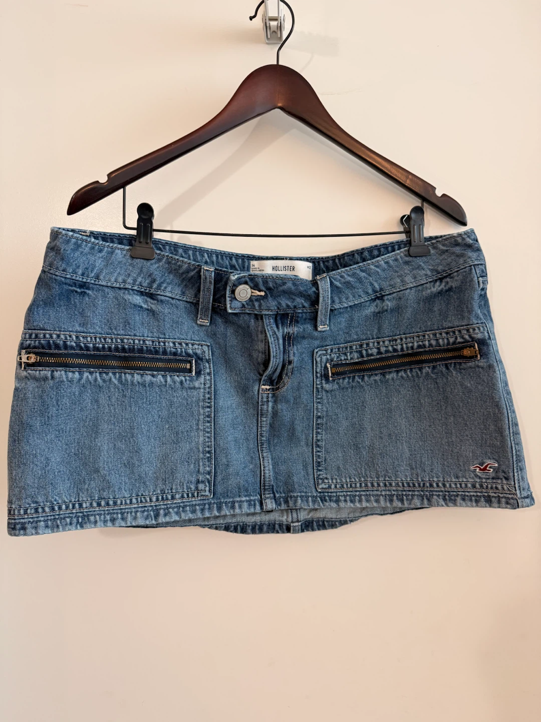 Hollister Ultra Low-Rise Denim Skort - photo 4