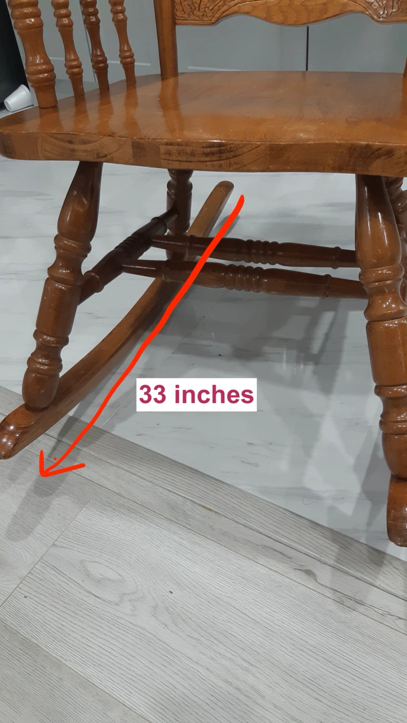 Solid Wood Rocking Chair (GREAT Condition) - photo 3