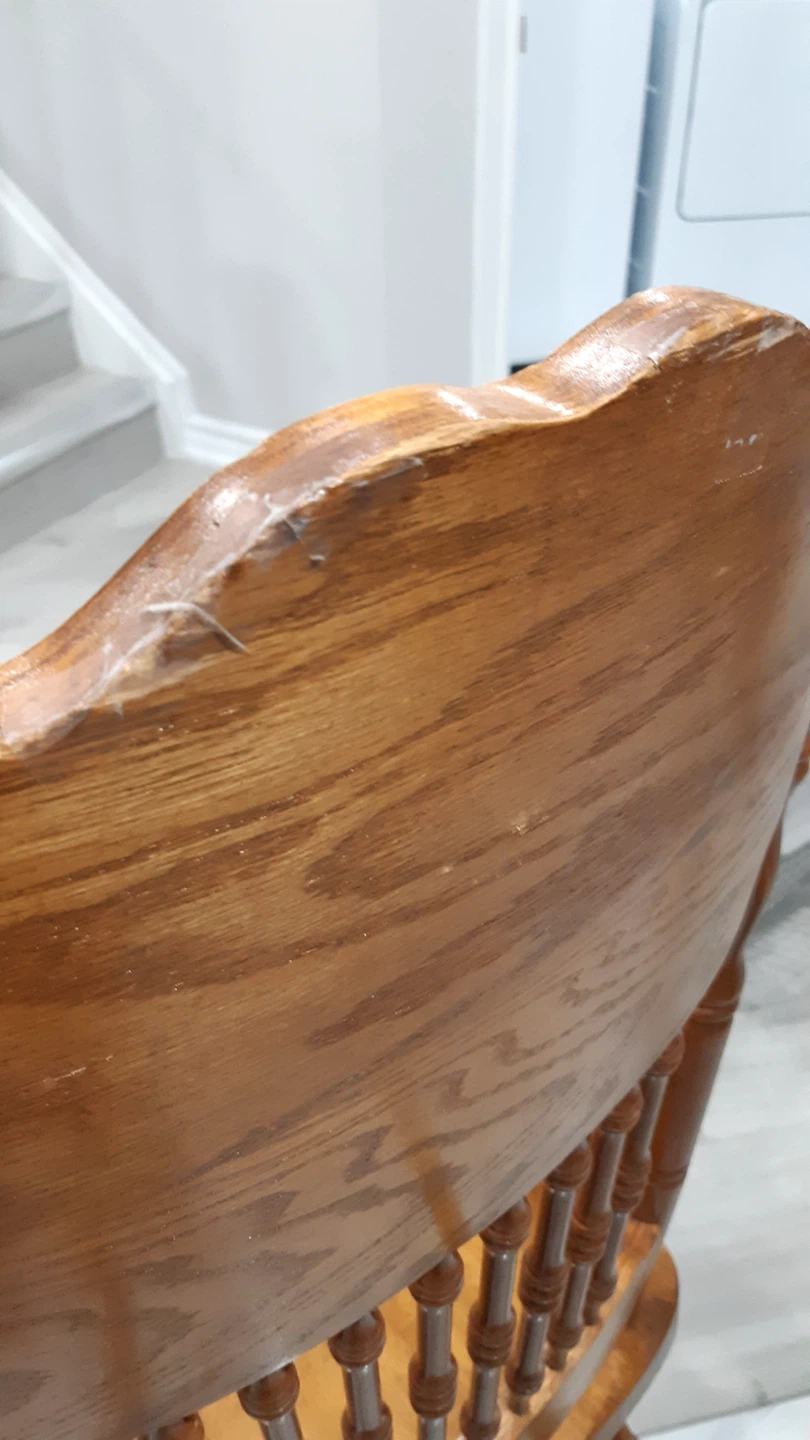 Solid Wood Rocking Chair (GREAT Condition) - photo 5