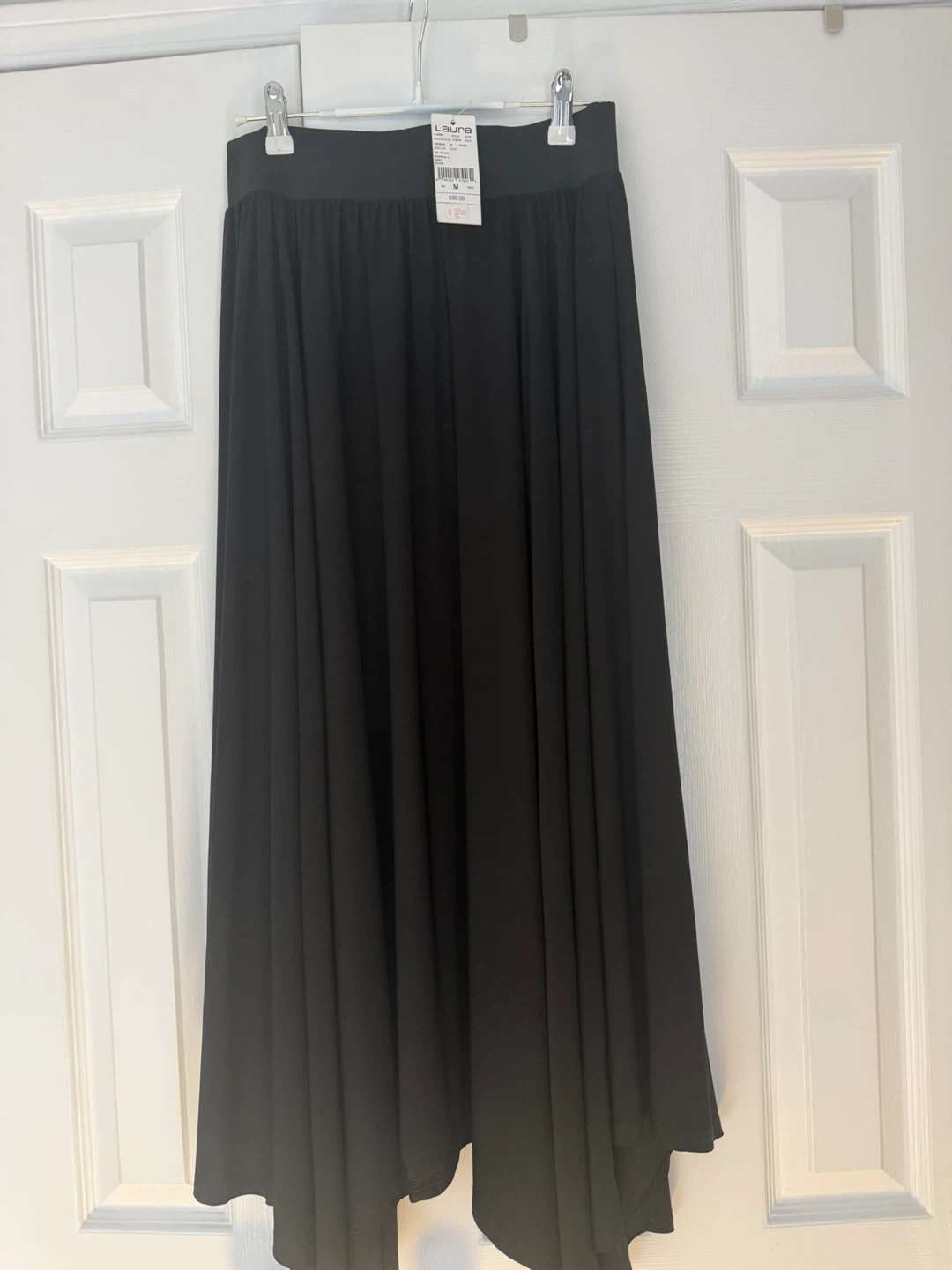 Laura Black Maxi Skirt Medium NEW
