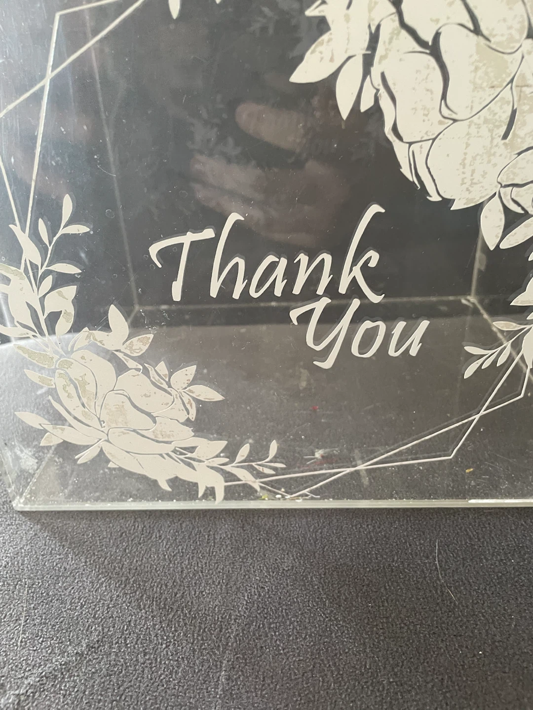 Clear Acrylic Card Box - photo 3