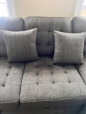 Grey Brynn 2-pc. Sofa Chaise W/ Pop Up Sleeper And Storage - photo 5