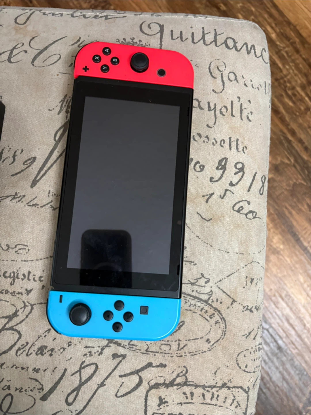 Nintendo Switch Console with Neon Blue and Red Joy-Cons - photo 2