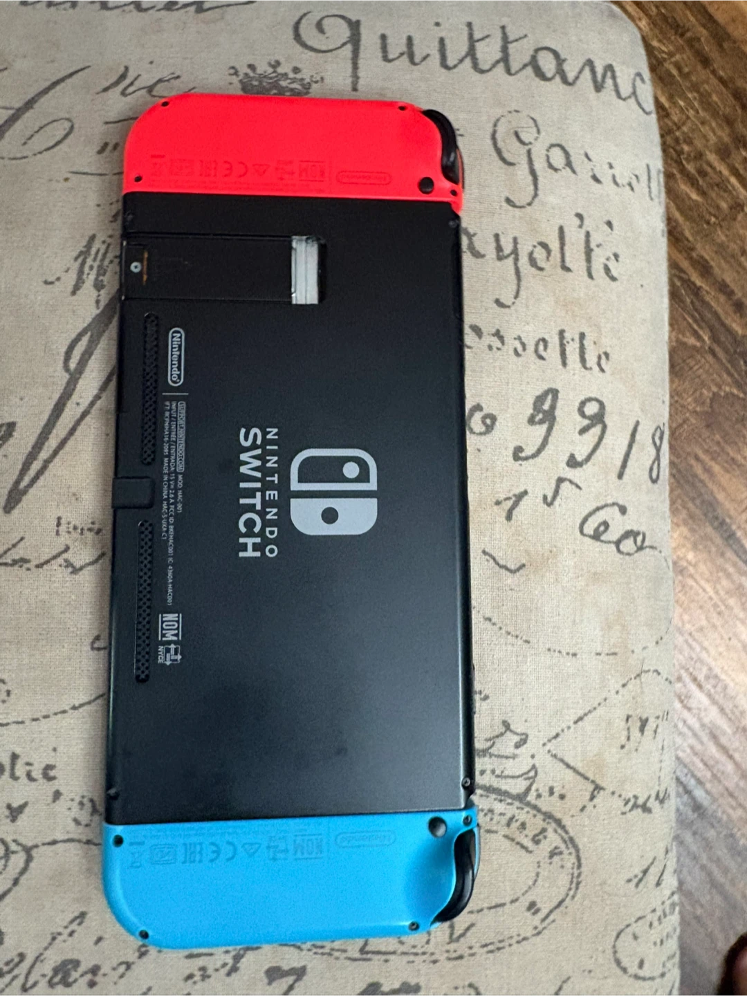 Nintendo Switch Console with Neon Blue and Red Joy-Cons - photo 3