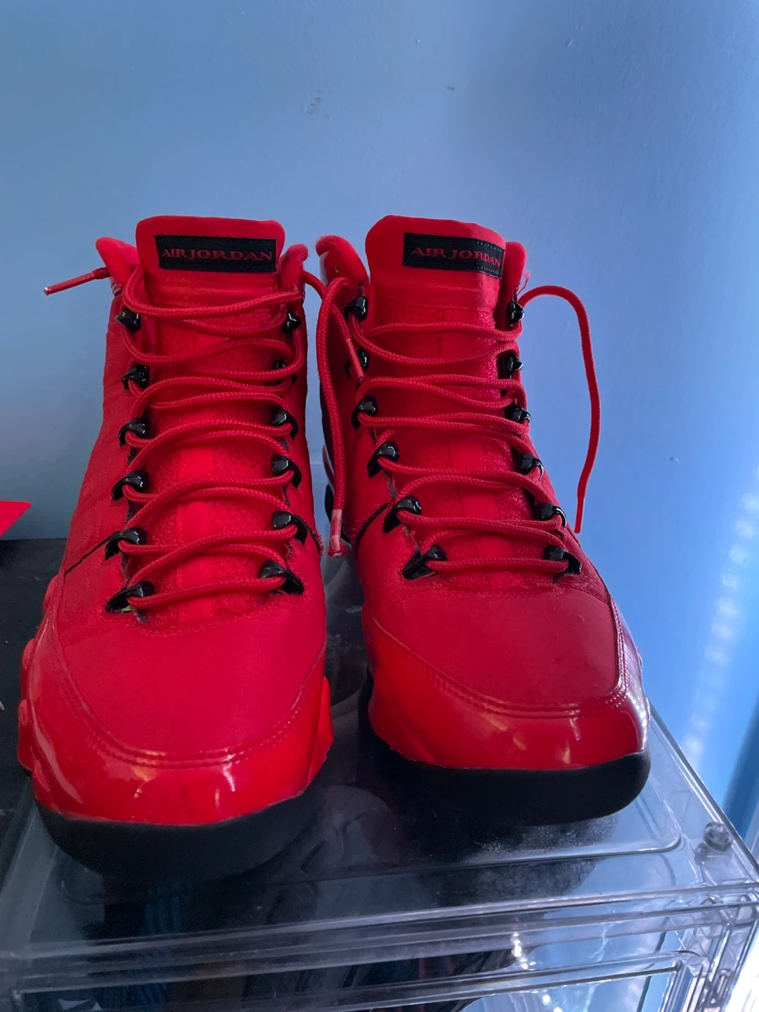 Air Jordan 9 Retro Chile Red Sneakers