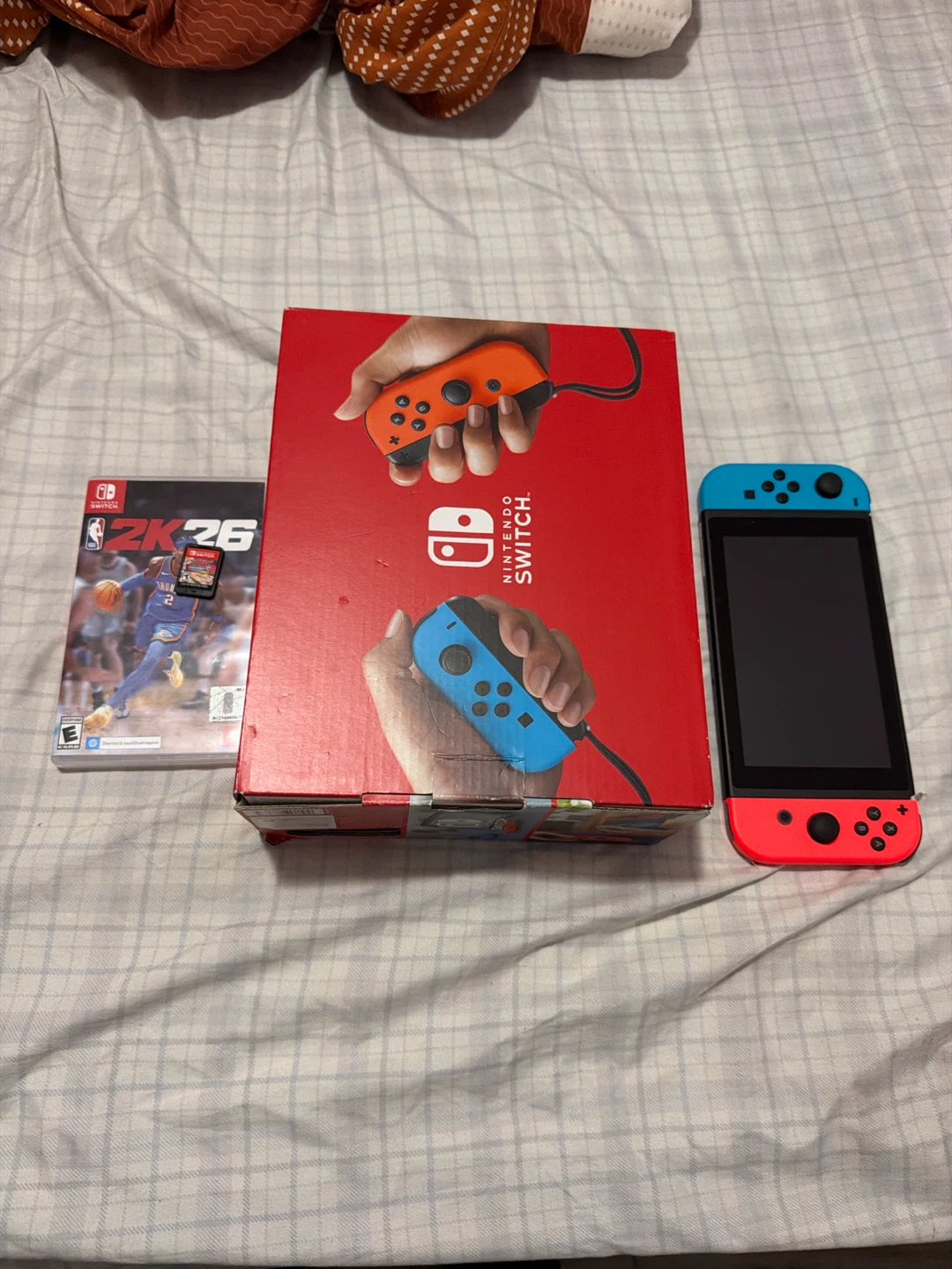Nintendo Switch Console with NBA 2K26 and micro sd card - photo 4