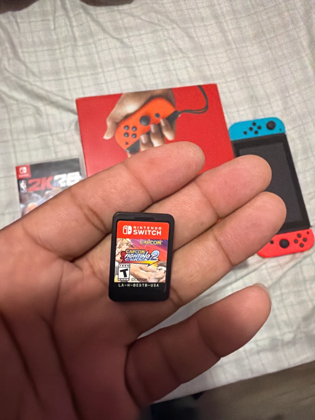 Nintendo Switch Console with NBA 2K26 and micro sd card - photo 5