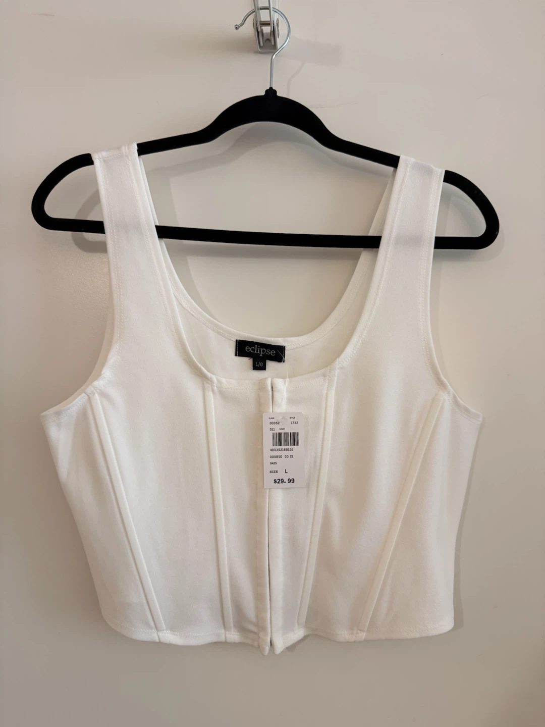 NWT Eclipse Corset Top - size L - photo 2