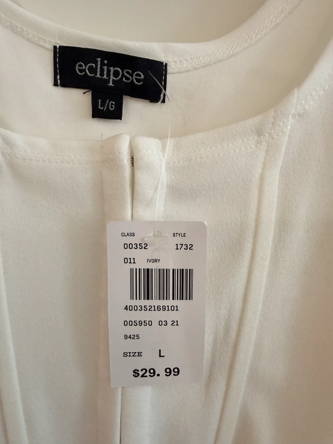 NWT Eclipse Corset Top - size L - photo 4