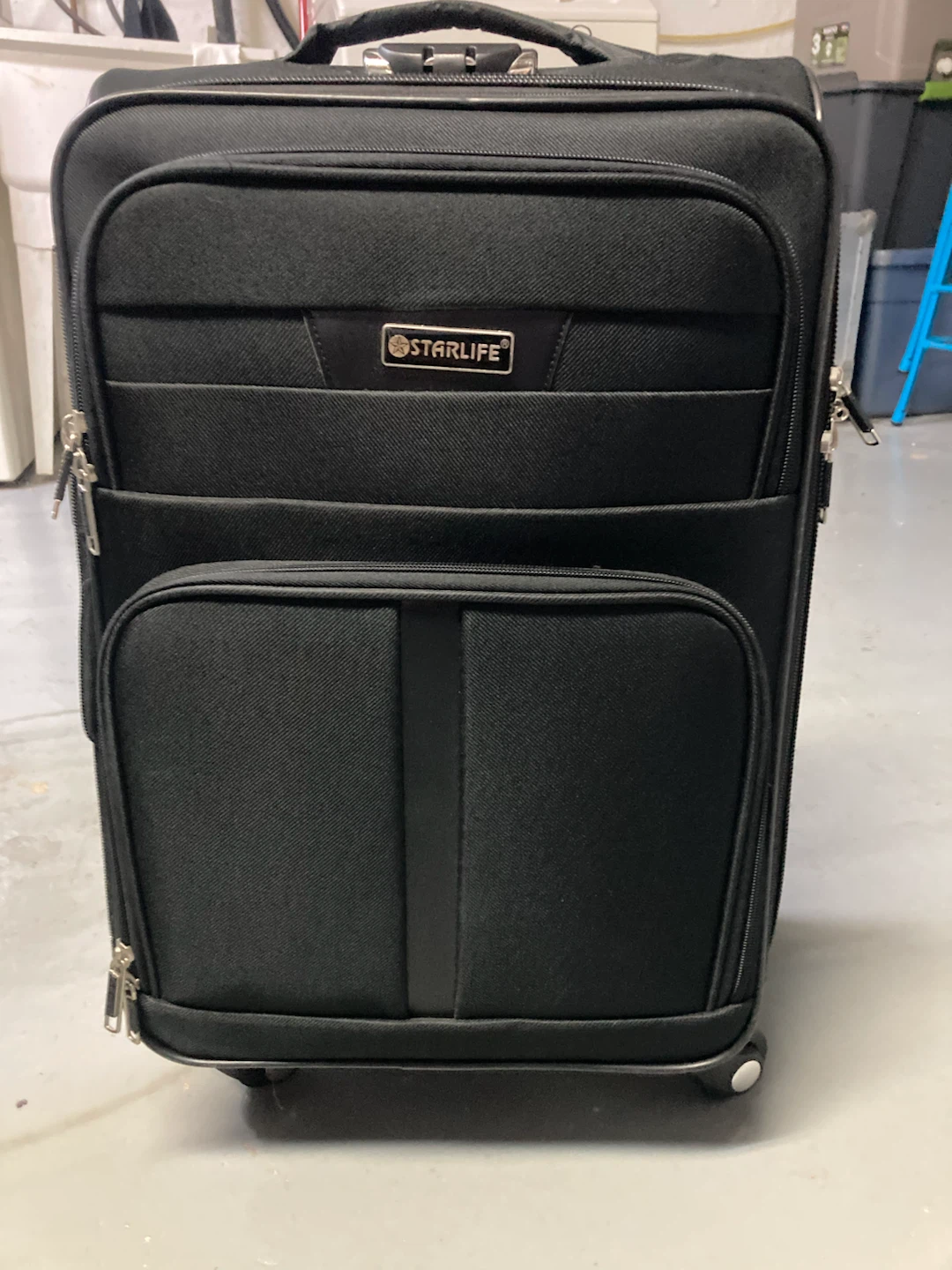 Starlife Black Carry-On Suitcase