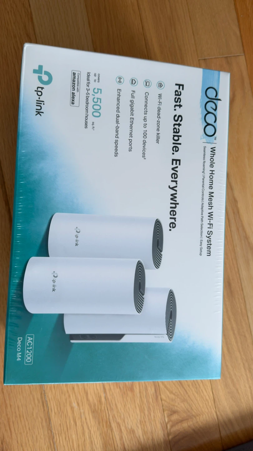 NIB TP-Link Deco M4 AC1200 Whole Home Mesh Wi-Fi System