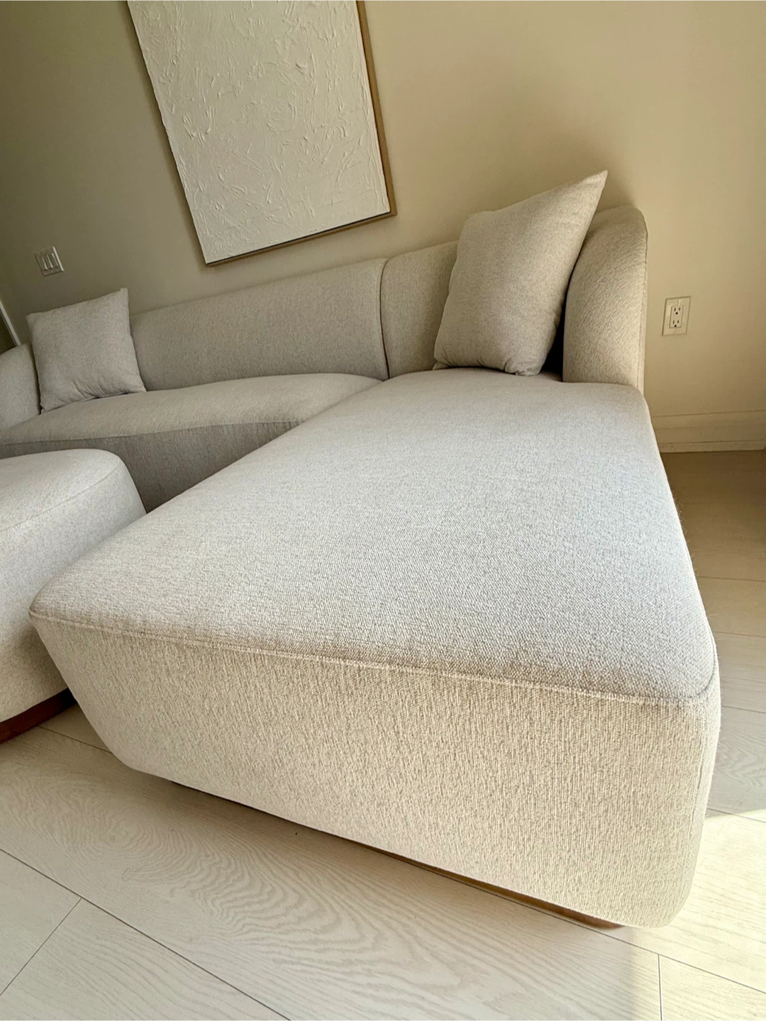Modern 2-Piece Sectional Sofa with Matching Ottoman - photo 4