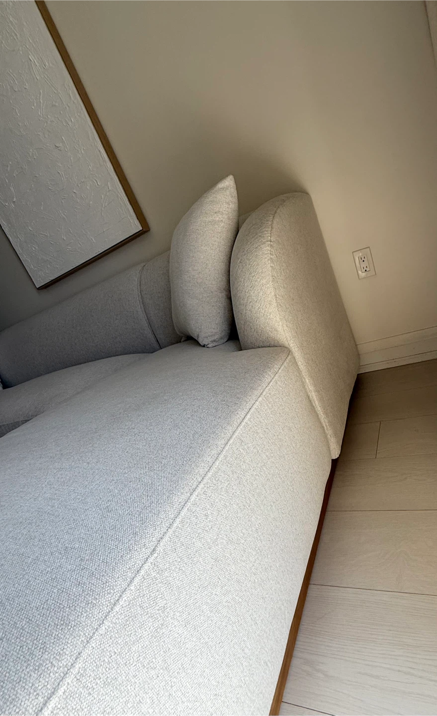 Modern 2-Piece Sectional Sofa with Matching Ottoman - photo 5