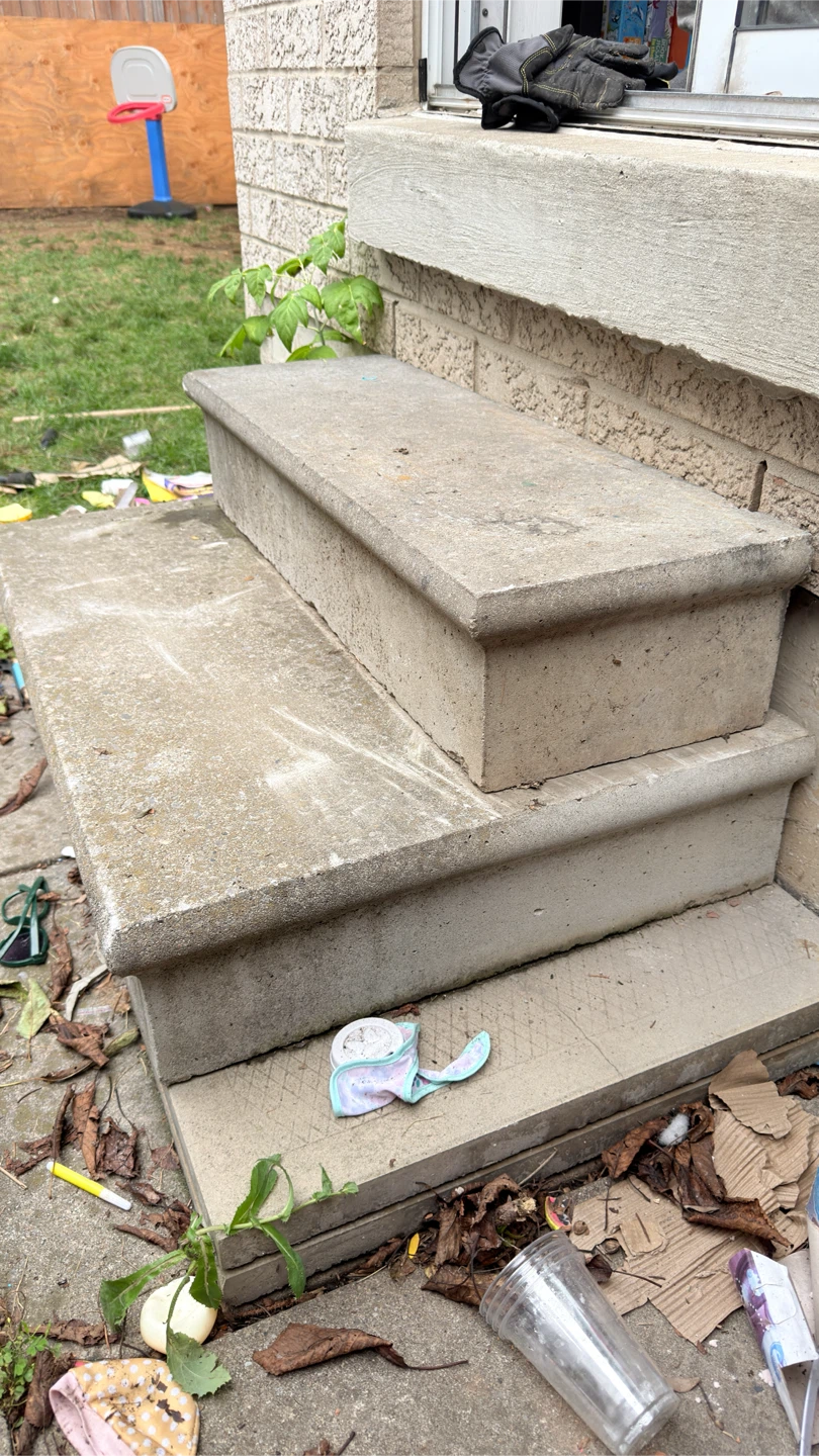 Concrete Front Porch Steps - photo 5