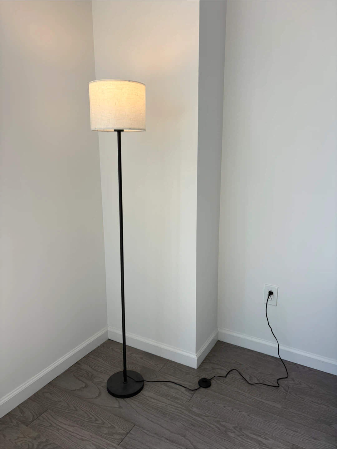 Black Modern LED Floor Lamp