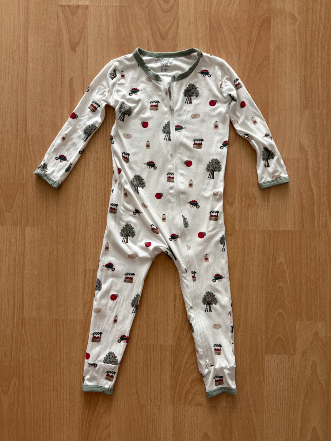 Kyte Baby Fall Zip Romper 3T