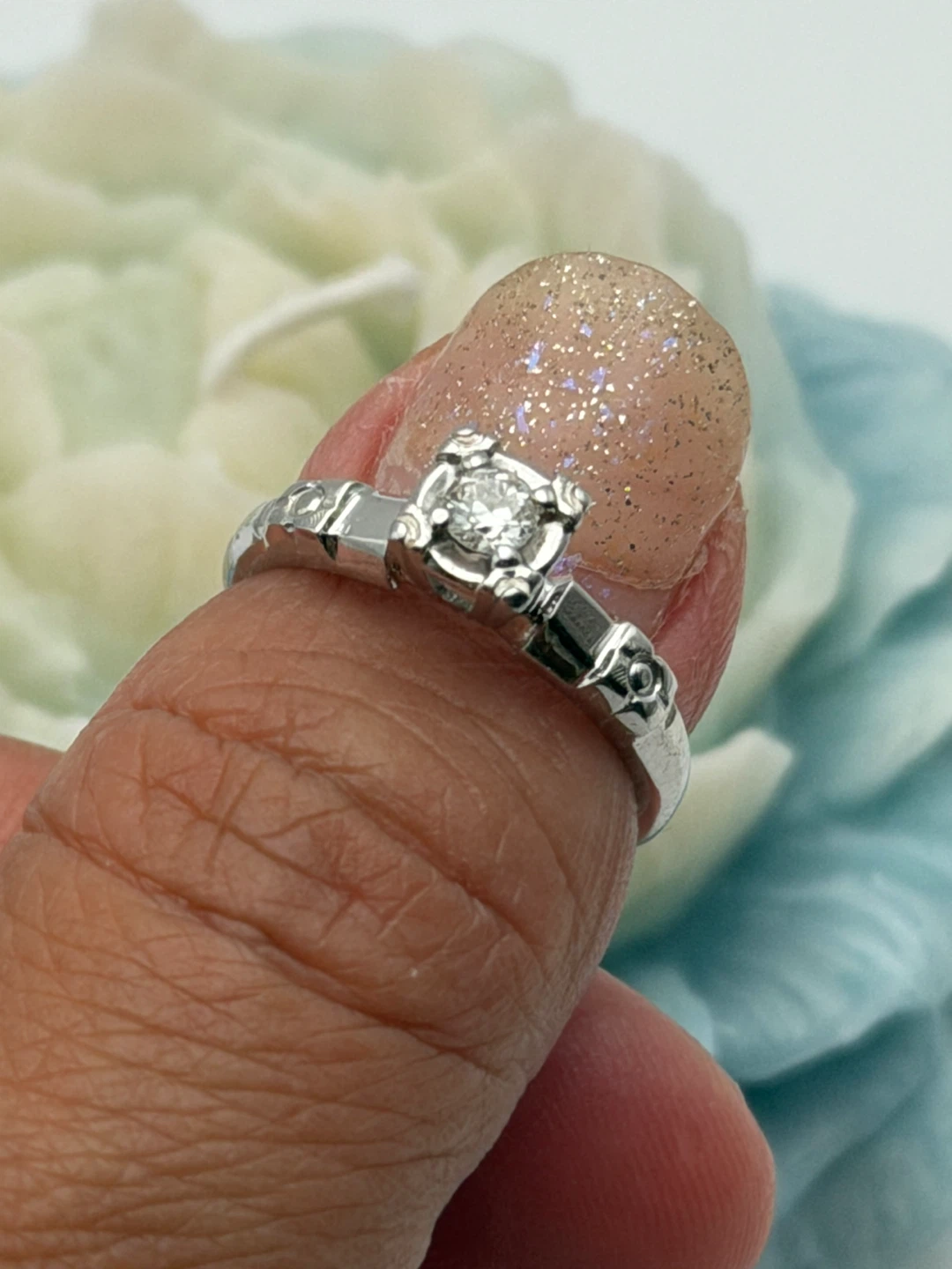 Vintage Diamond Engagement Ring