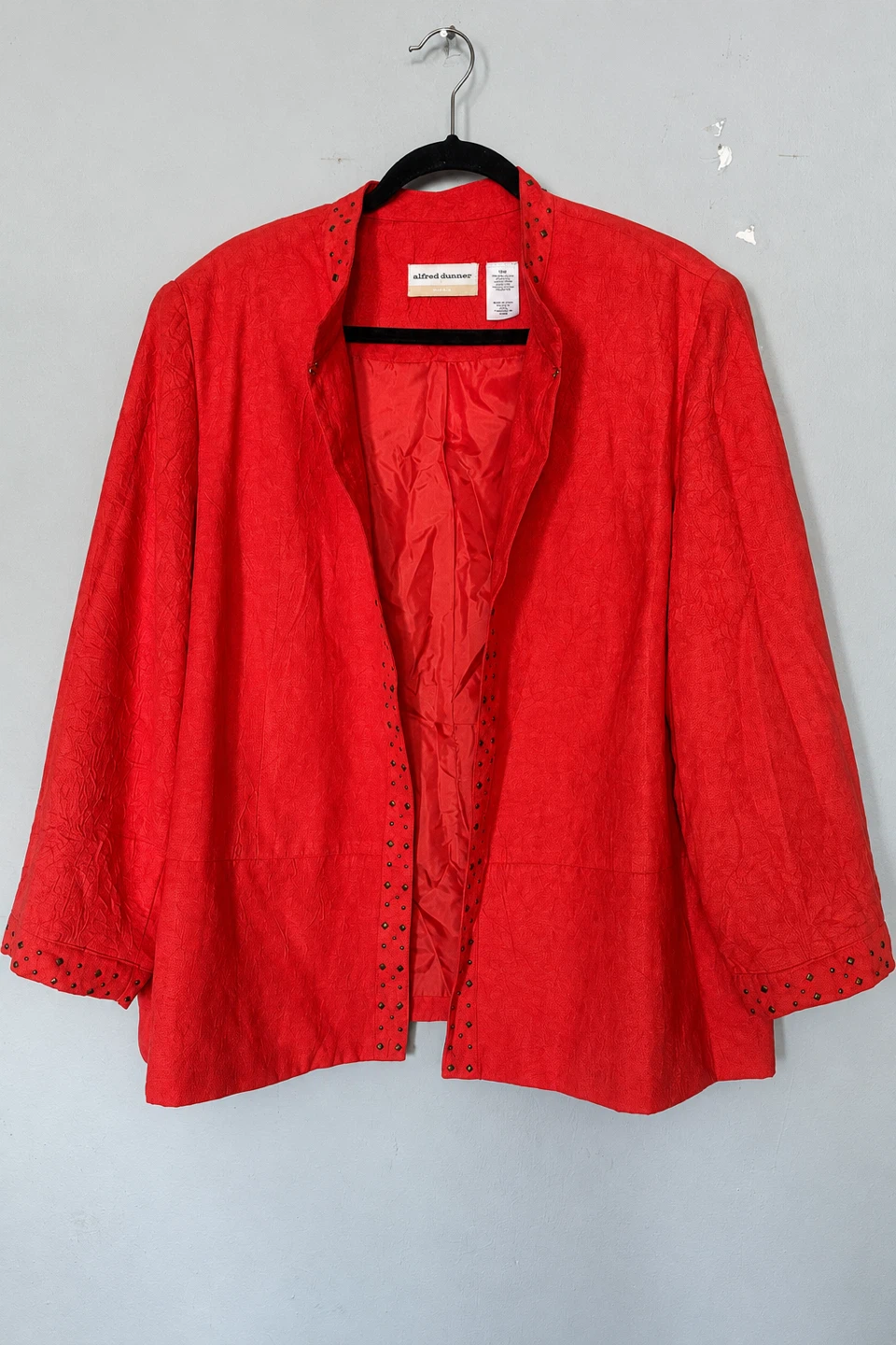 Alfred Dunner Red Studded Jacket - photo 3
