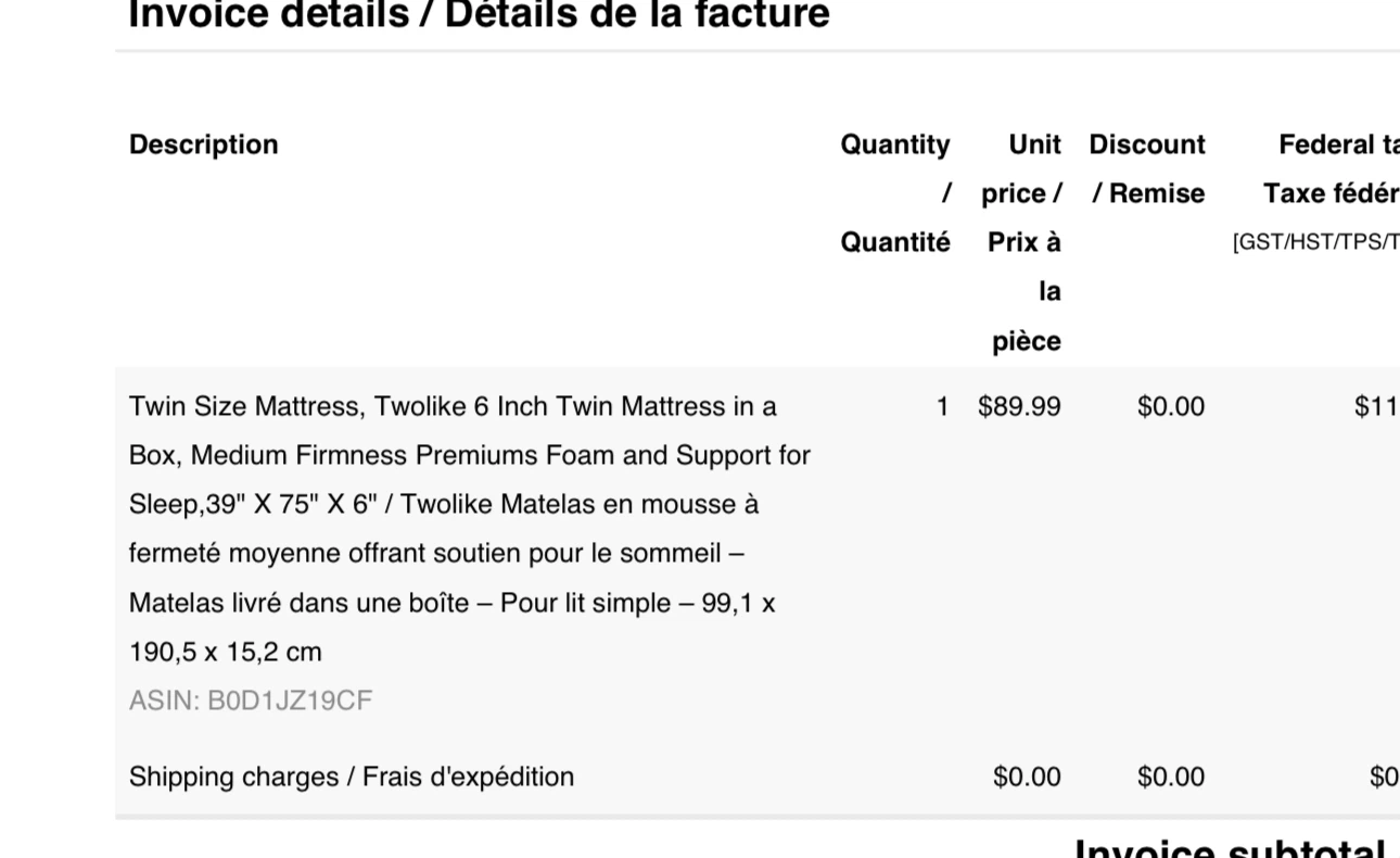 Twin mattress - photo 3