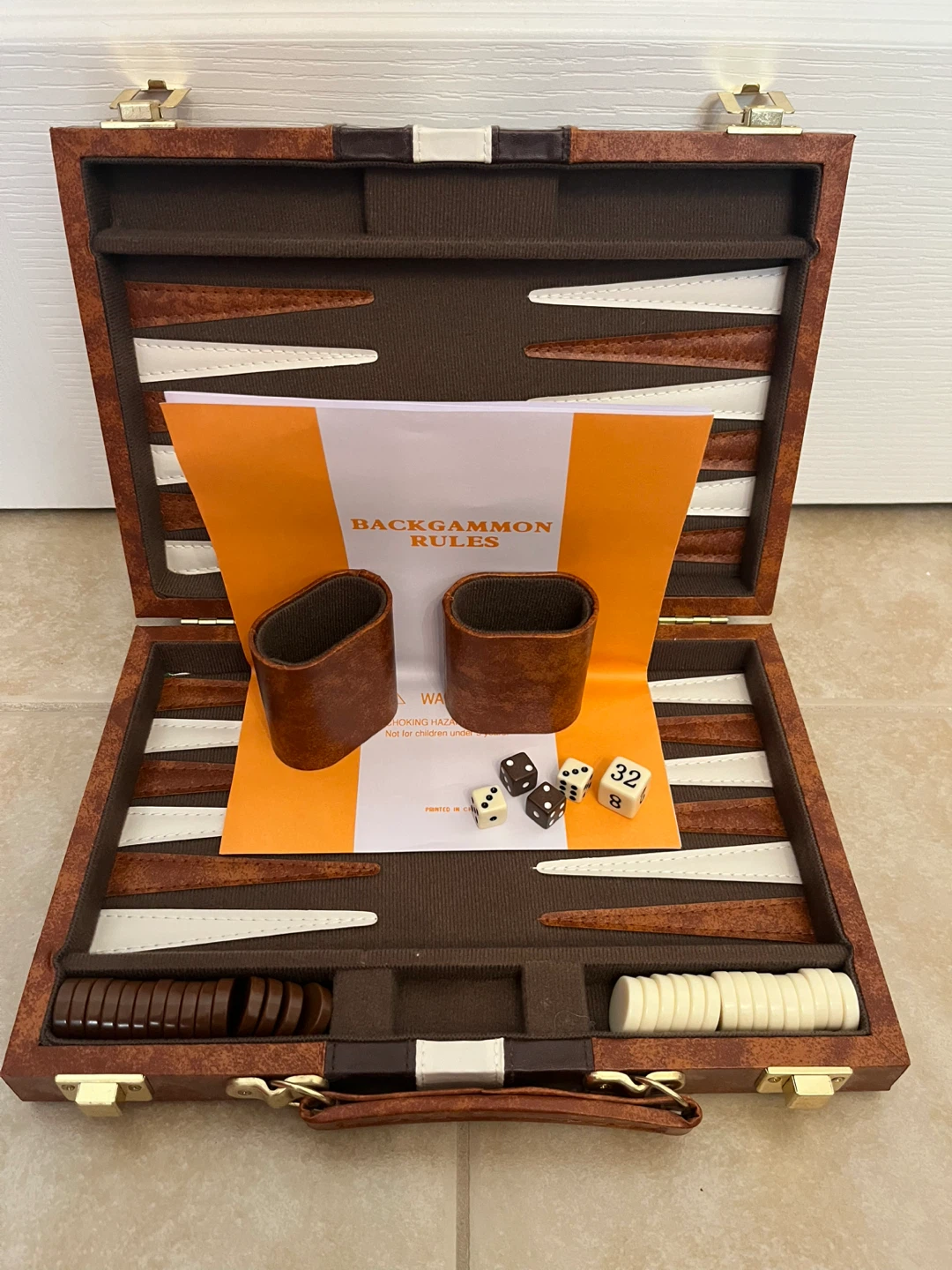 Classic Backgammon Board Game Set