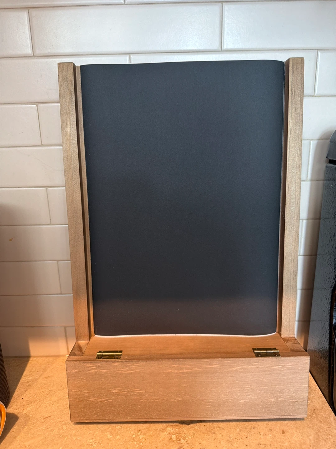 Wooden Wall-Mounted Chalkboard