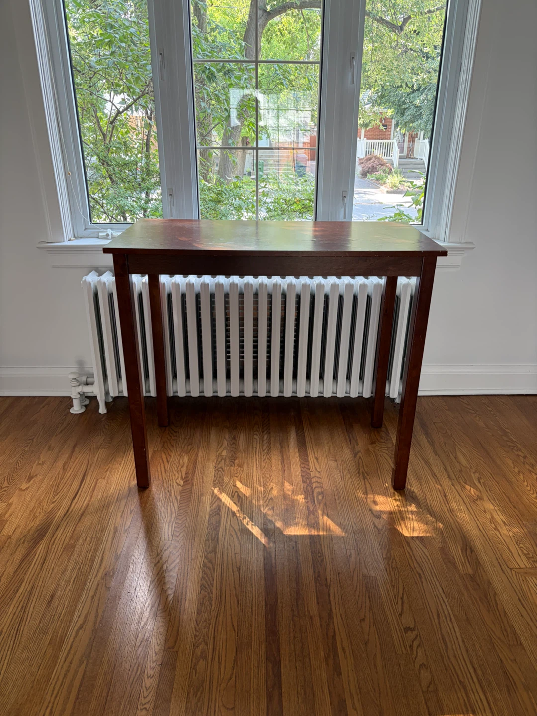 Tall Wooden Console Table