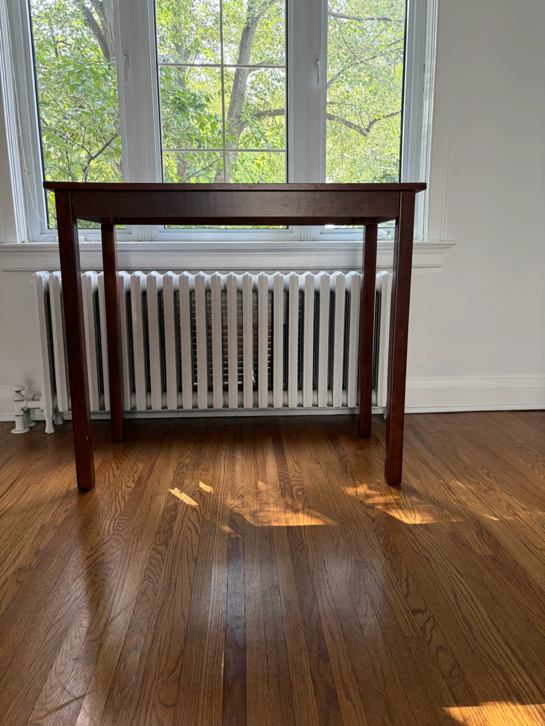 Tall Wooden Console Table - photo 2