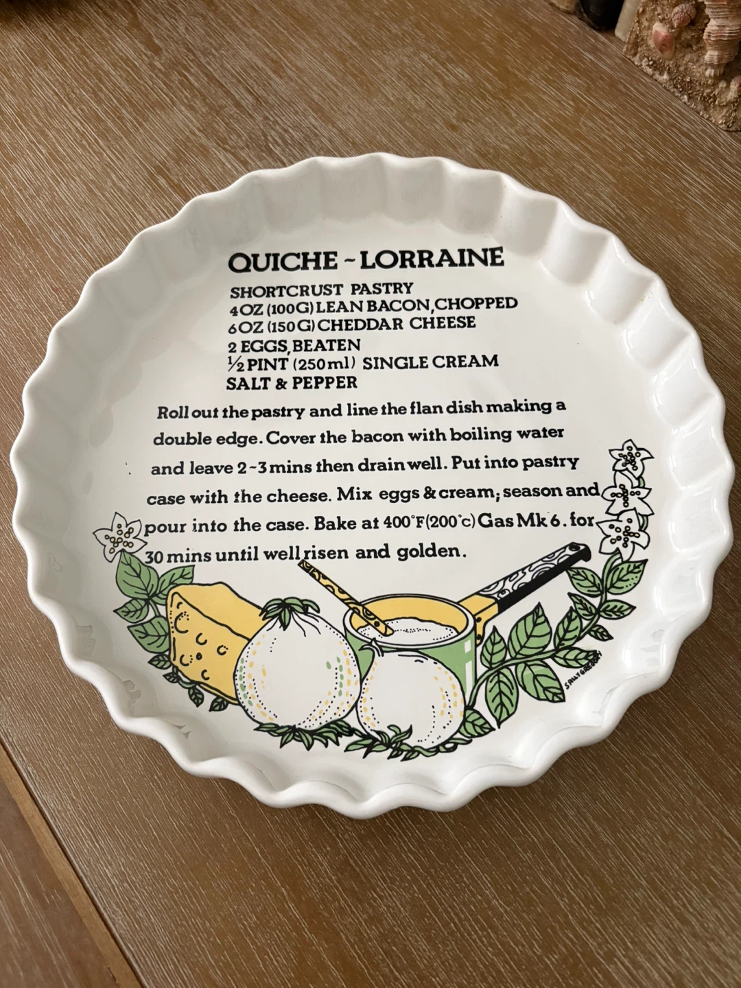 Ulster Ceramics Quiche Lorraine Flan Dish