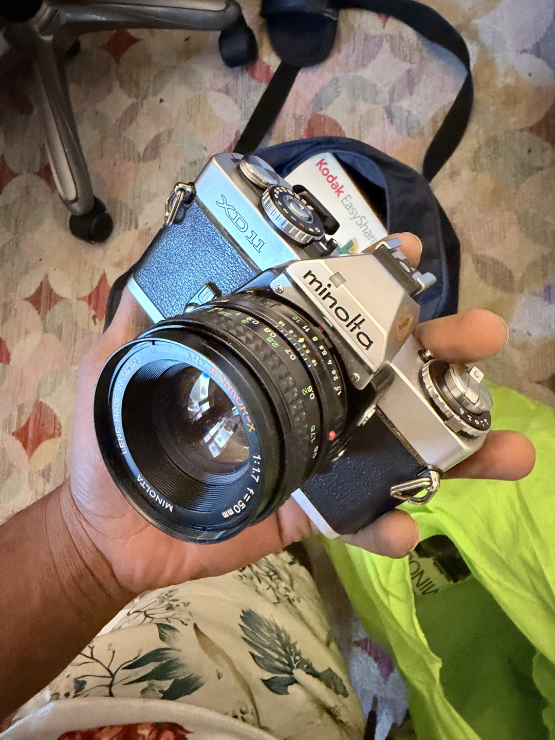 Minolta XD-11 Camera with Lens and Manual