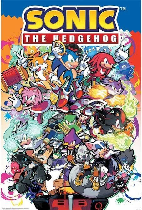 Sonic the Hedgehog Character Group Wall Poster