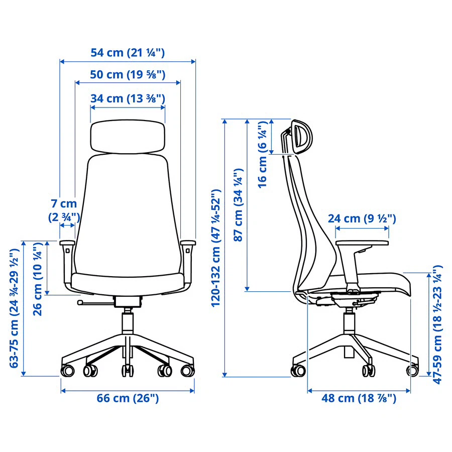 IKEA MATCHSPEL Gaming Chair - Light Grey - photo 2