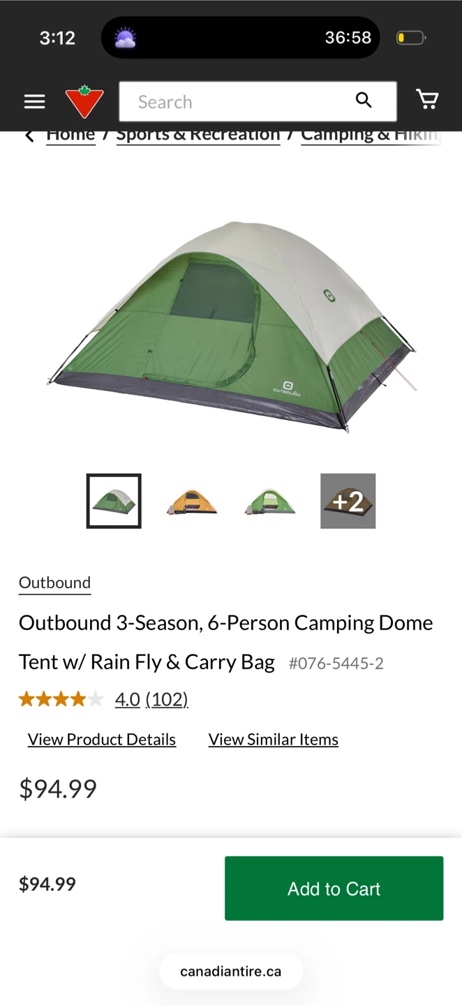 Outbound 6-Person Tent