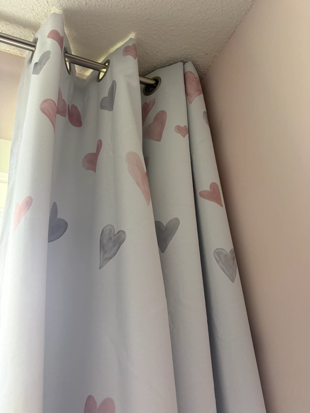 1 panel Bouclair Keela Blackout Curtain - Pink - photo 3