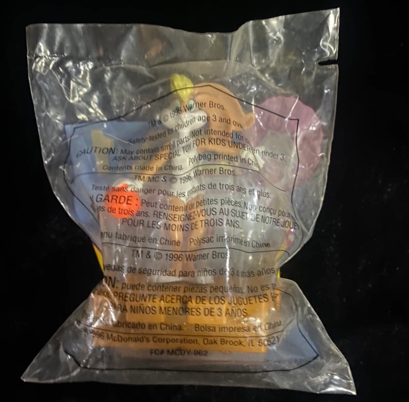 Vintage 1996 McDonald's Space Jam Happy Meal Toys - Tune Squad - photo 2