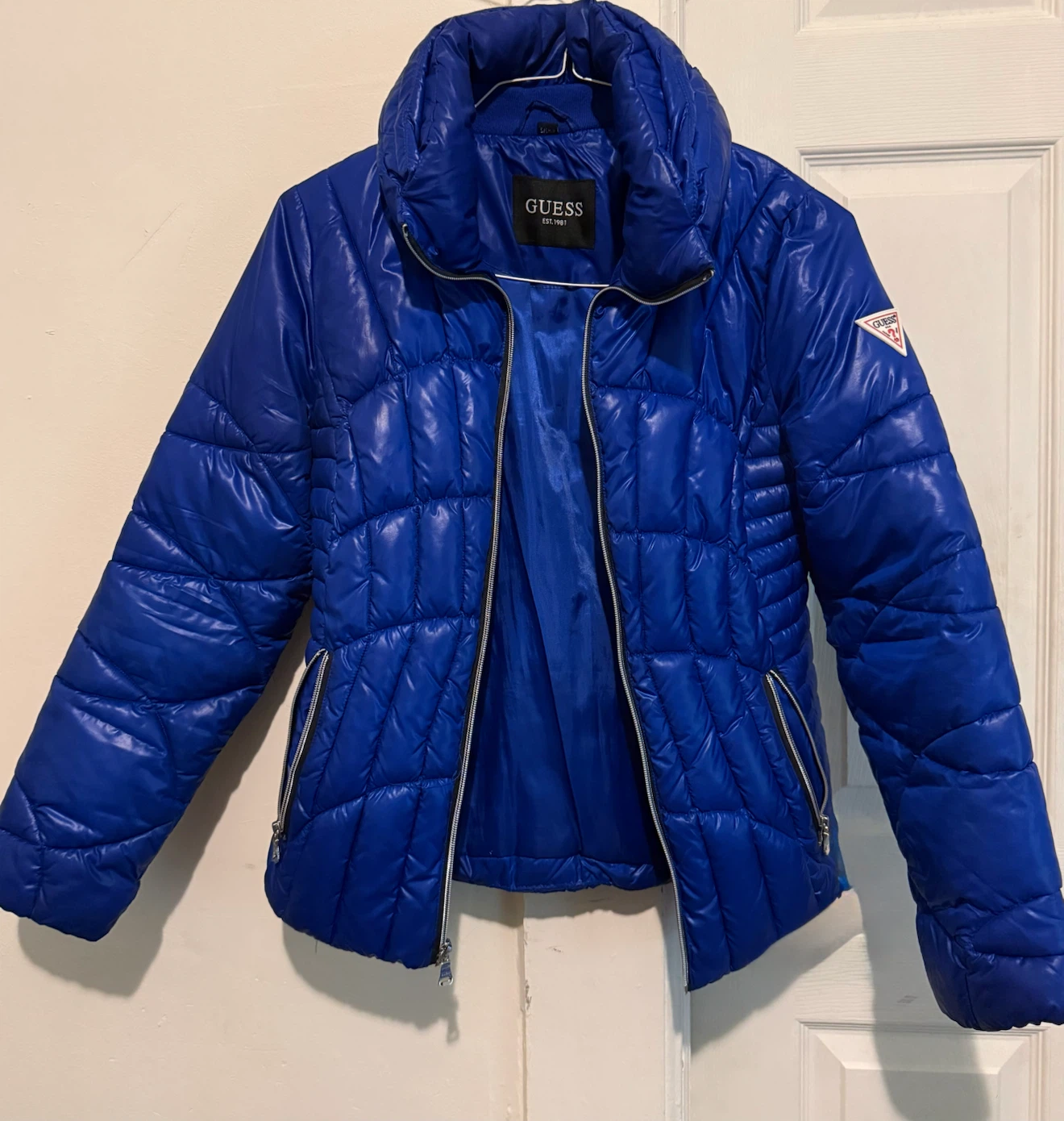 Guess Blue Puffer Jacket